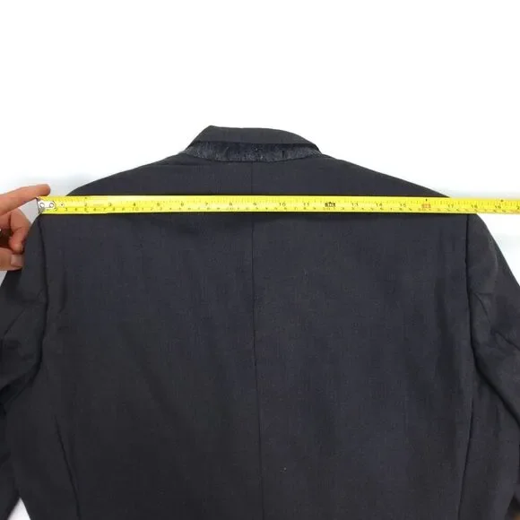 HUGO BOSS Virgin Wool Slim Fit Super 120 Stretch Tailoring Two Button Blazer 36R